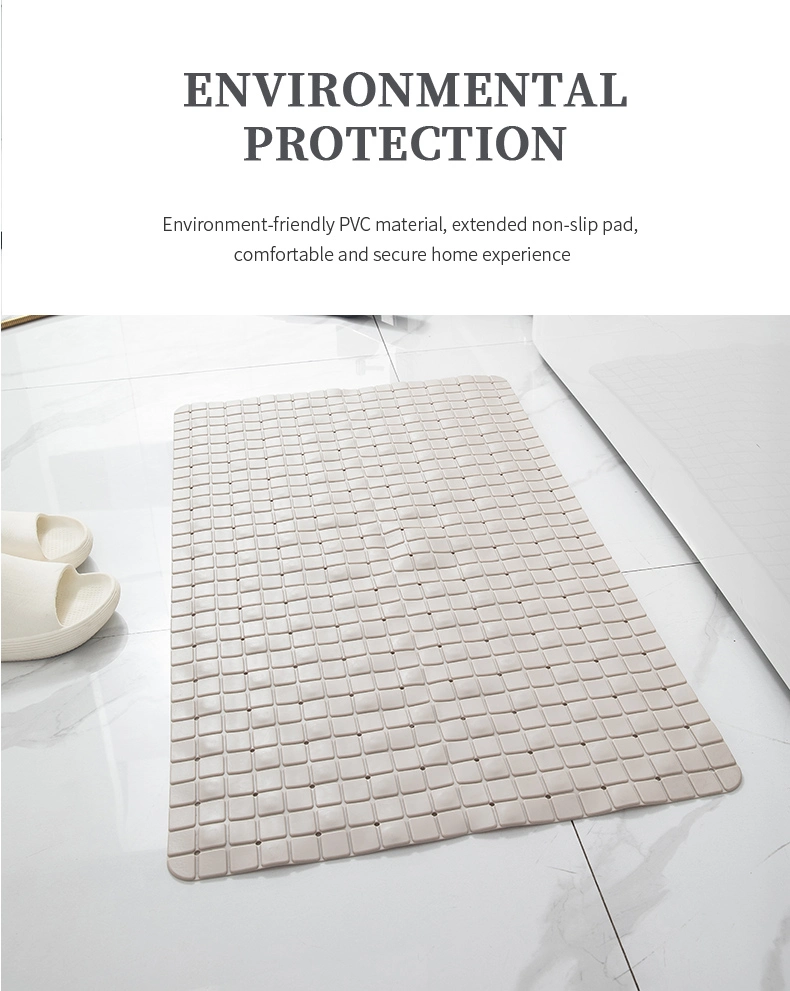 High Quality TPE Bathroom Non-Slip Pad Home Shower Bath Waterproof Bath Mat